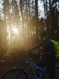 Sonnenuntergangstour Mountainbike